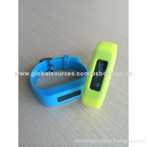 Bright Color Soft TPU Intelligent Bracelets with Pedometer and Sleep Monitor